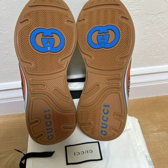 WOMEN GUCCI Low-Top Sneakers in Multicolor - Picture 4 of 6